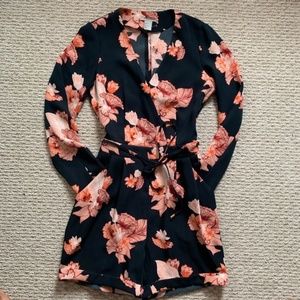 NWT H & M Floral Short Romper